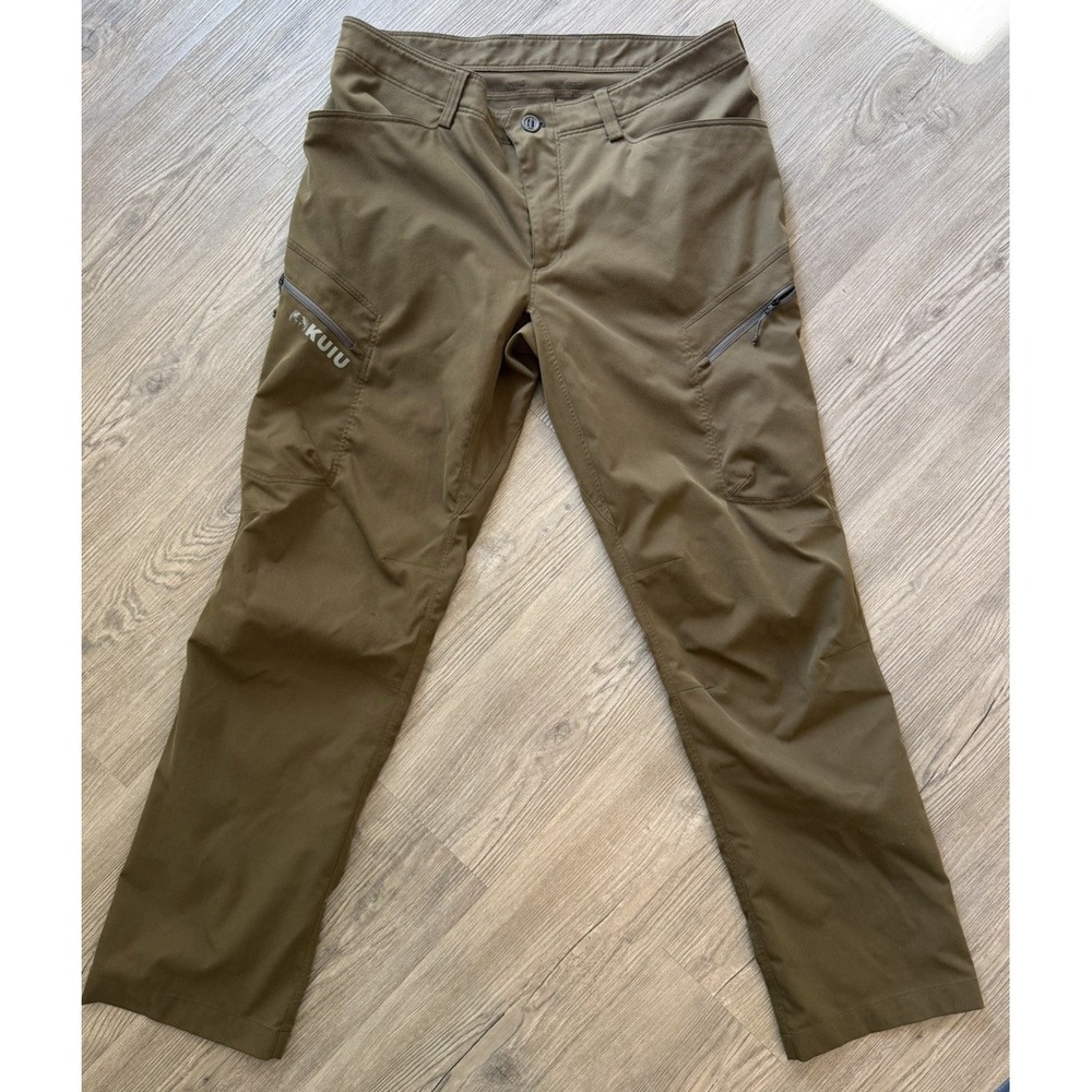 KUIU Sierra Pant Mens 38 Bourbon Brown Casual Hiking Trail Travel